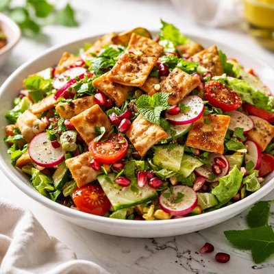 Image of Fattoush Lebanese Bread Salad