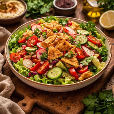 Image of Fattoush Recipe Lebanese Summer Salad