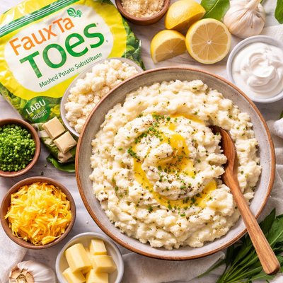 Image of Faux Ta Toes Low Carb Mashed Potato Substitute