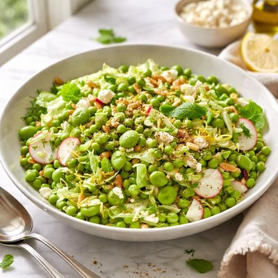 Image of Fava Bean and Cabbage Salad