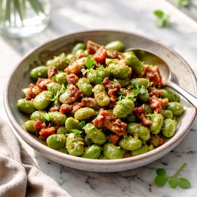 Image of Fava Beans with Pancetta