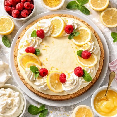 Image of Favorite Lemon Mousse Cheesecake