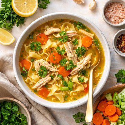 Image of Feel Better Chicken Noodle Soup