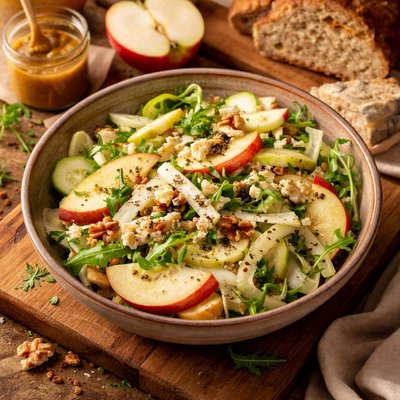 Image of Fennel Apple and Gorgonzola Salad
