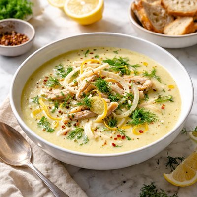 Image of Fennel Avgolemono Soup