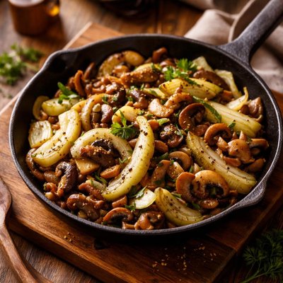Image of Fennel Mushroom Stir Fry
