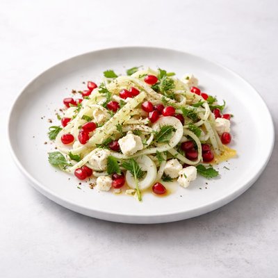 Image of Fennel Pomegranate and Feta Salad