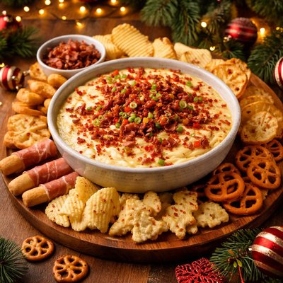 Image of Festive Candy Cane Noisemakers Etc Dip Bowl