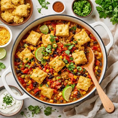 Image of Festive Cornbread Stew