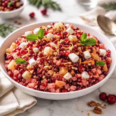 Image of Festive Cranberry Pineapple Salad