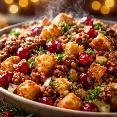 Image of Festive Cranberry Stuffing