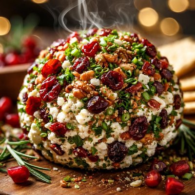 Image of Festive Feta Cheese Ball
