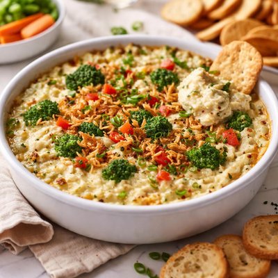 Image of Festive Hot Broccoli Dip