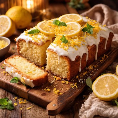 Image of Festive Lemon Cake