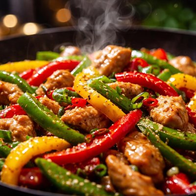 Image of Festive Pepper Stir Fry