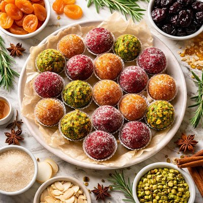 Image of Festive Sugar Plums Old Fashioned Sweetmeats