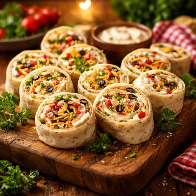Image of Festive Tortilla Roll Ups
