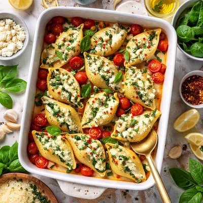 Image of Feta and Herb Stuffed Shells
