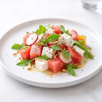 Image of Feta and Watermelon Salad