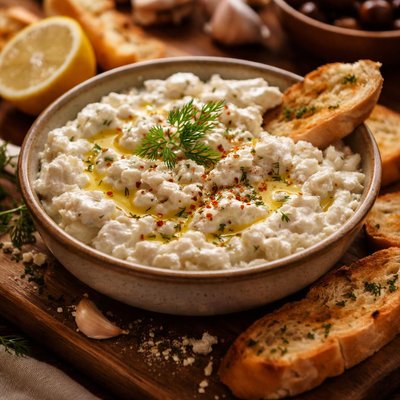 Image of Feta Cheese and Garlic Dip