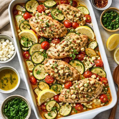 Image of Feta Chicken with Zucchini