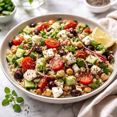 Image of Feta Oregano Quinoa Salad