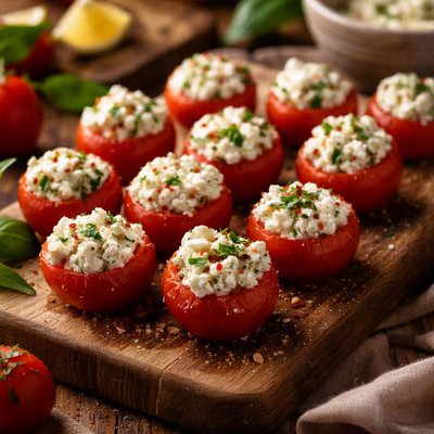 Image of Feta Stuffed Cherry Tomatoes