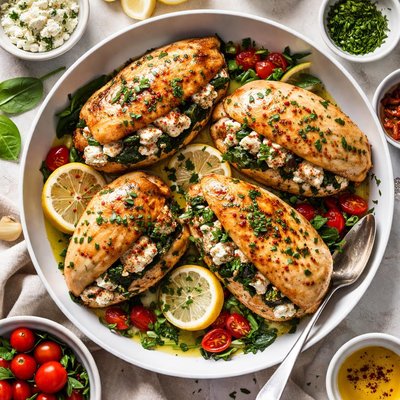 Image of Feta Stuffed Chicken