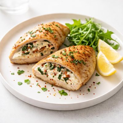 Image of Feta Stuffed Chicken Breasts
