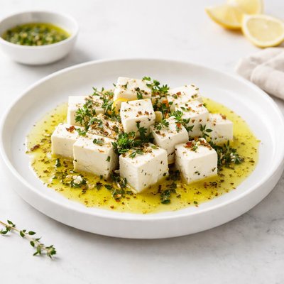 Image of Fetta Cheese in Herb Oil