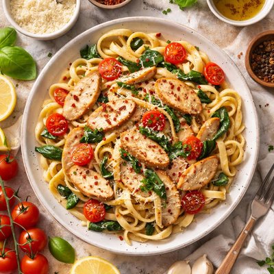 Image of Fettuccine Con Pollo