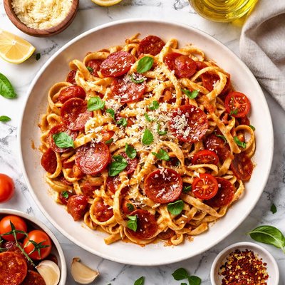 Image of Fettuccine Pepperoni
