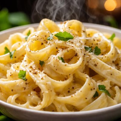 Image of Fettuccine with Cream Sauce for One