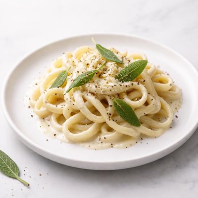 Image of Fettuccine with Creamy Sage Sauce