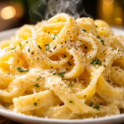 Image of Fettuccine with Mascarpone and Parmigiano Reggiano