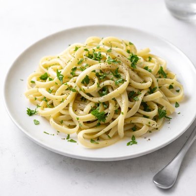Image of Fettuccine with Parsley Butter in Pressure Cooker