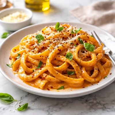 Image of Fettuccini with Creamy Tomato Sauce