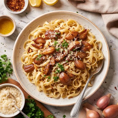 Image of Fettuccini with Shallots