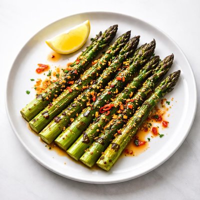 Image of Fiery Grilled Asparagus