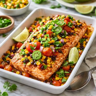 Image of Fiesta Baked Salmon