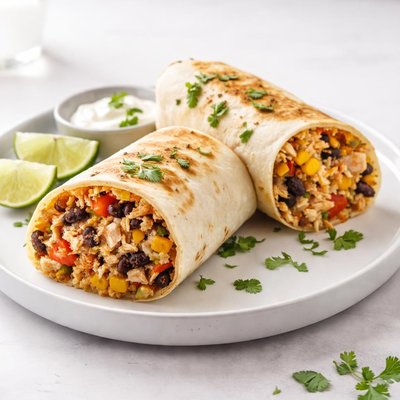 Image of Fiesta Chicken Burritos Crockpot