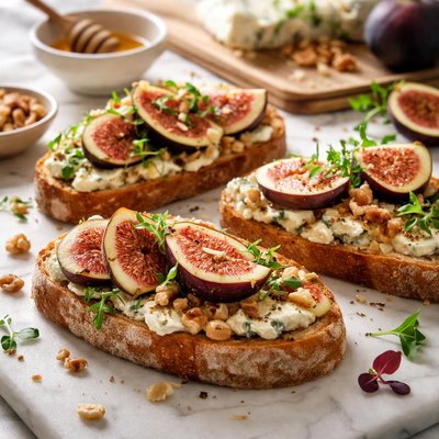 Image of Fig and Blue Cheese Bruschetta