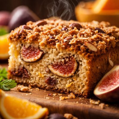 Image of Figgy Orange Streusel Cake