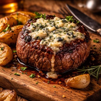 Image of Filet Mignon with Blue Cheese