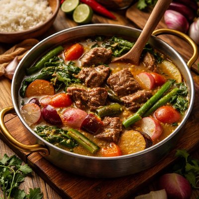 Image of Filipino Beef Stew Sinigang Na Carne
