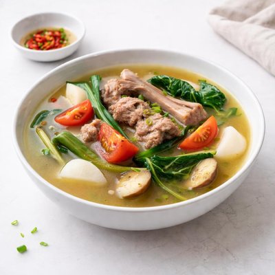 Image of Filipino Sinigang Tamarind Soup