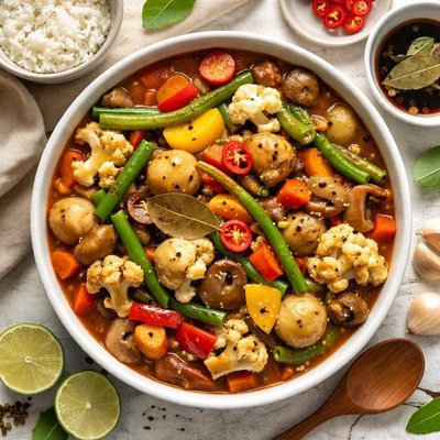 Image of Filipino Vegetable Adobo