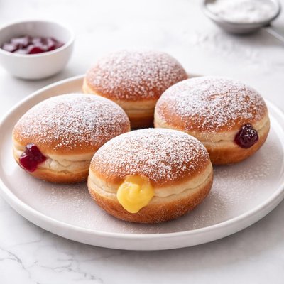 Image of Filled Berlin Doughnuts Bismarks
