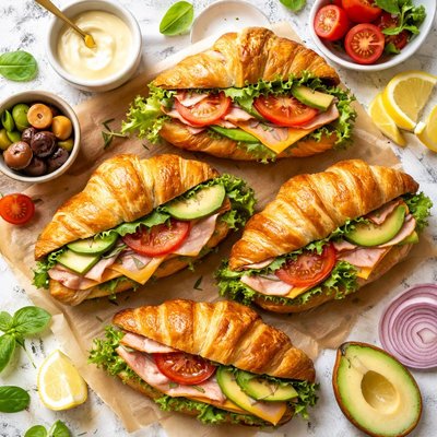 Image of Filled Croissant Sandwich