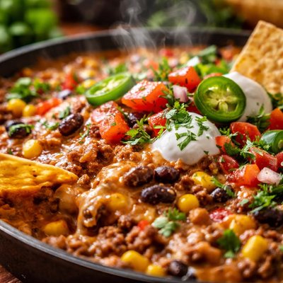 Image of Filling Mexican Dip Its More Like a Meal